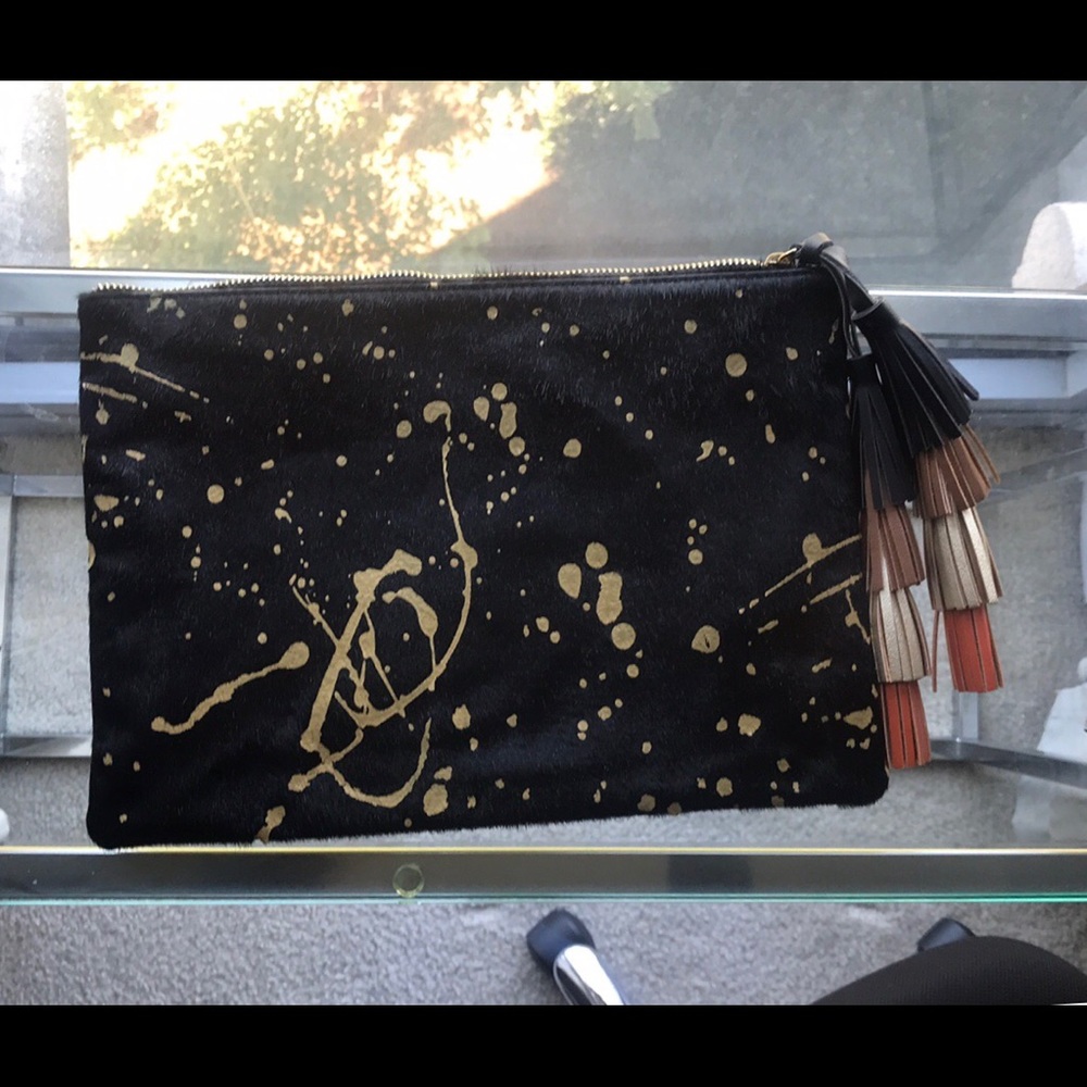 A stylish cow leather Clutch